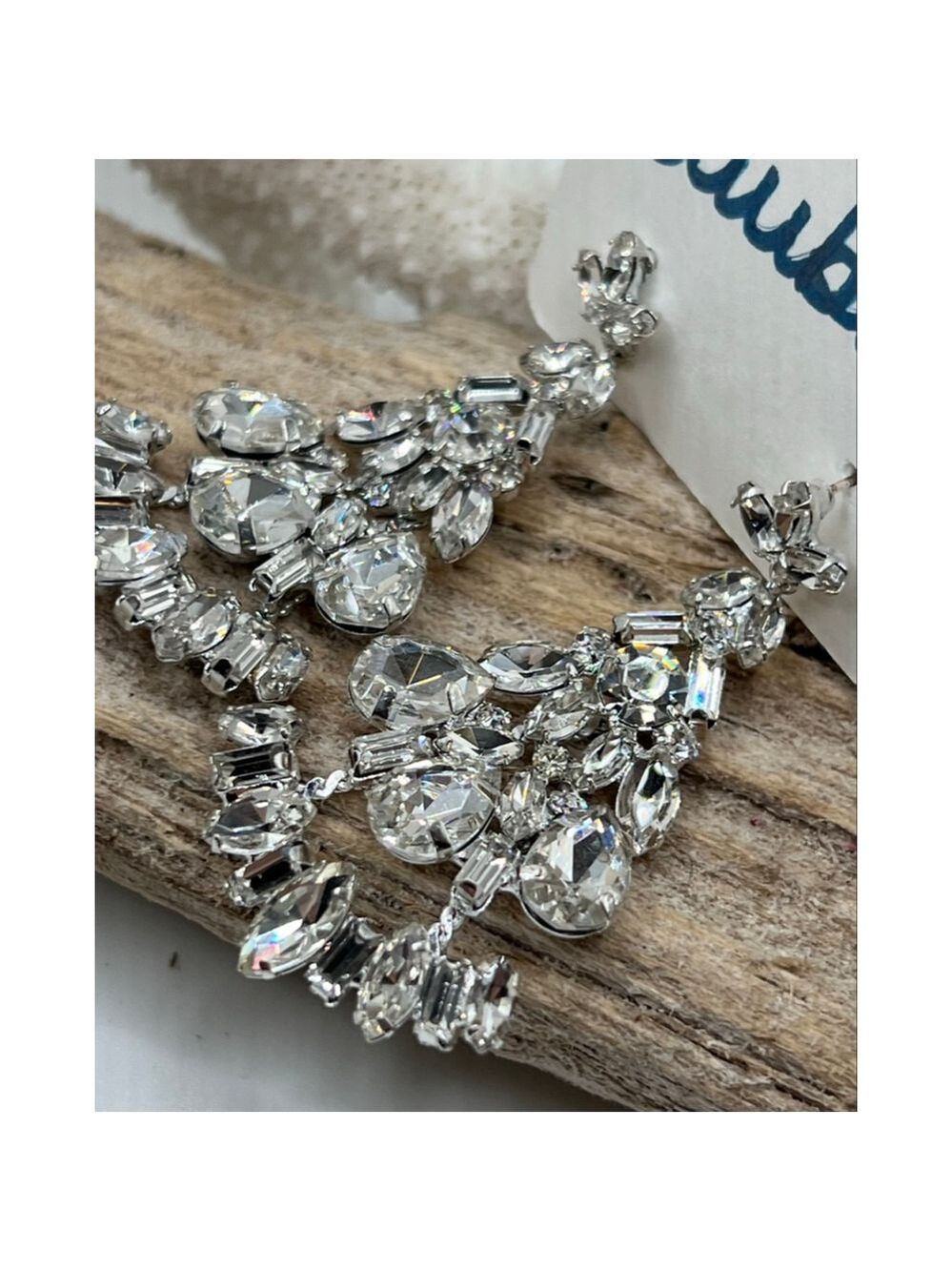 Baubles Silver Chandelier Victorian Goth Vibe Dangle Earrings